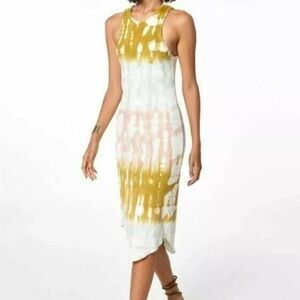 Young Fabulous & Broke Tank Ribbed Robbie Willow Tie Dye dress M REVOLVE